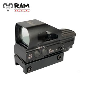 RAM Tactical | Reflex Sight | Red & Green Dot | Zwart