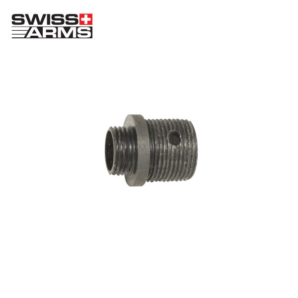 Swiss Arms | Barrel Extension Adaptor | for Colt MKIV | Zwart