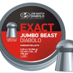 JSB | Exact Jumbo Beast | 5.5mm / .22 | 33.96gr | 150st | Zilver