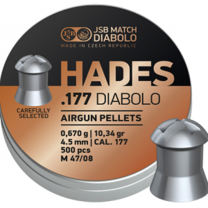 JSB | Hades | 4.5mm / .177 | 10.34gr | 500st | Zilver