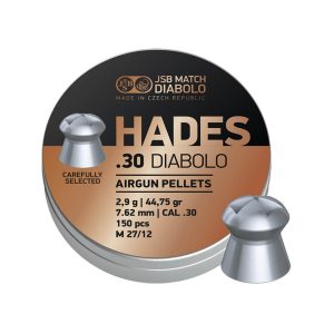 JSB | Hades | 7.62mm / .30 | 44.75gr | 150st | Zilver