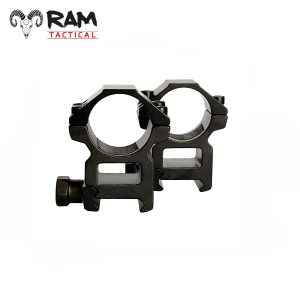 RAM Tactical | Mount High | Picatinny | 1 Inch | Zwart