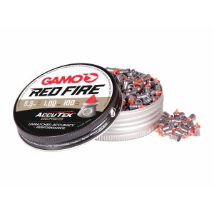 GAMO | Luchtbuks Kogels | 5.5 mm / .22 | Rood | Red Fire AccuTek | 15.59gr | 100st