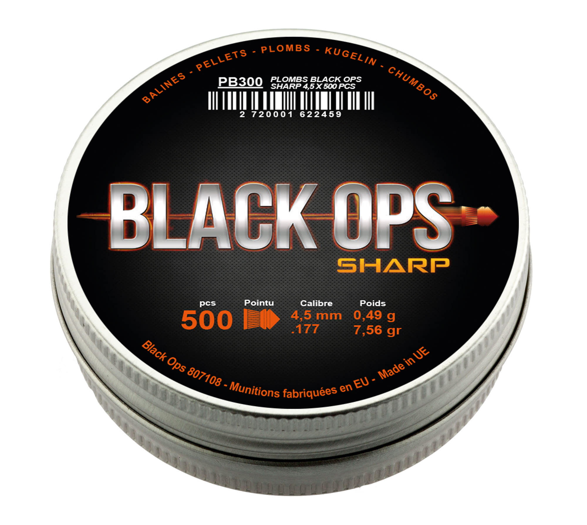 BO Manufacture Kogeltjes Sharp Hard Point 4.5mm - Afbeelding 2
