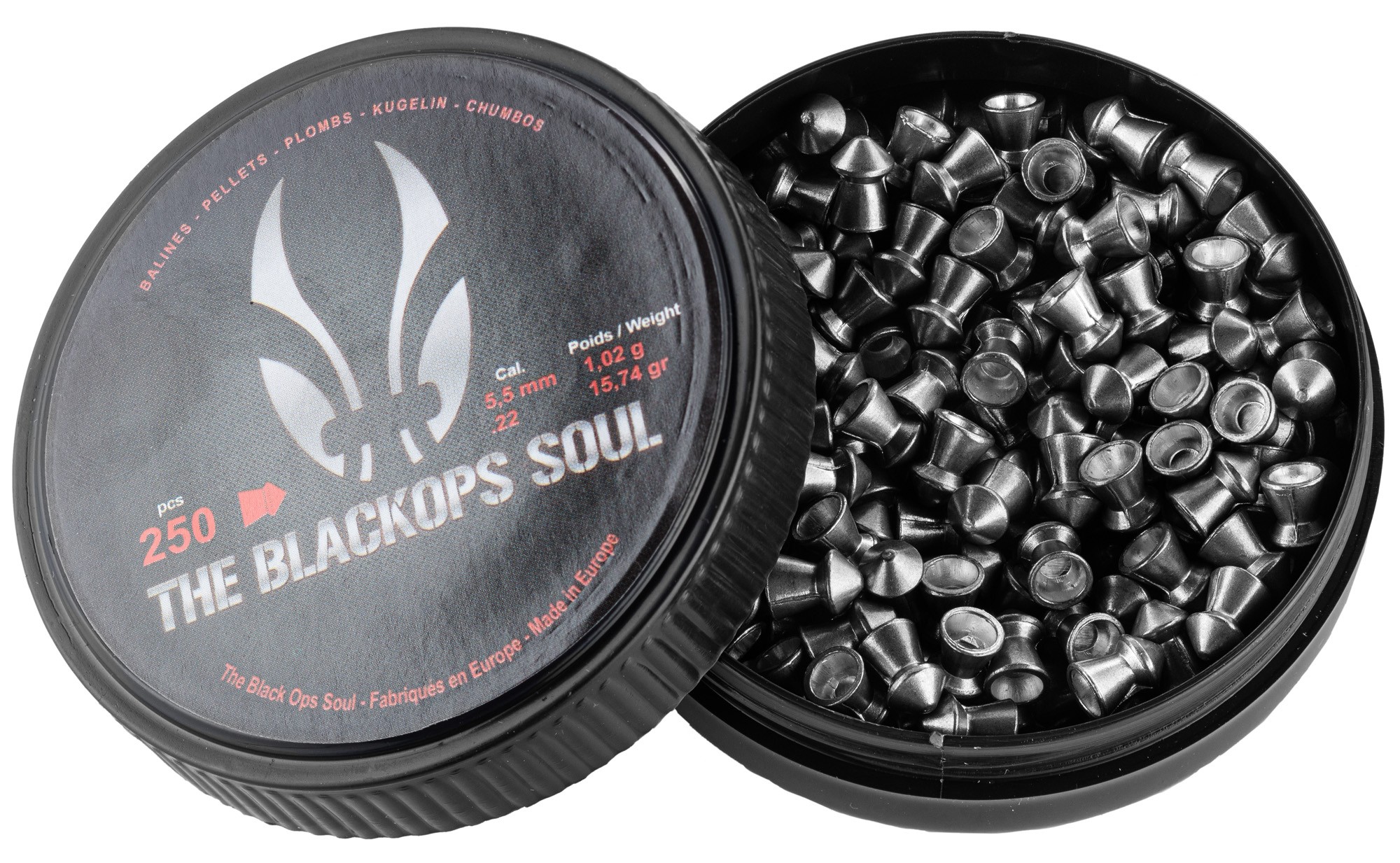 The Black Ops Soul Kogeltjes Soft Pointed 5.5mm - Afbeelding 2