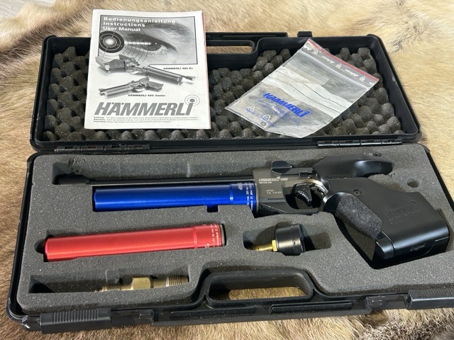 Hammerli 480 4,5mm Match pistool 10mtr pcp