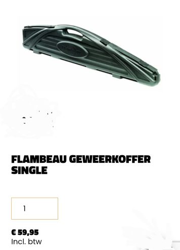 Weinrauch HW30 met rictvizier en hardcase ZGAN