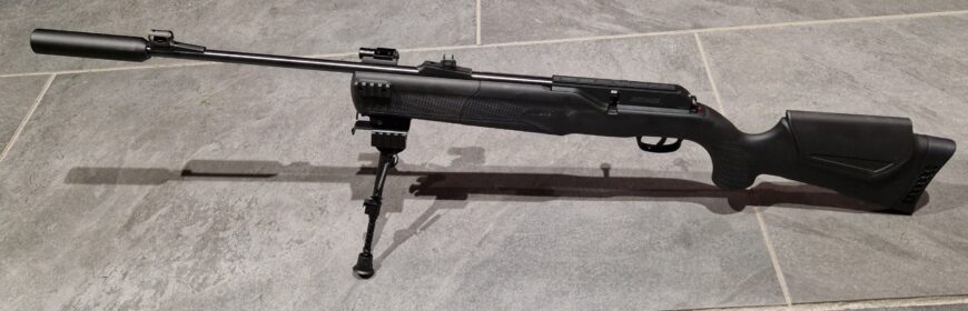 Umarex 850M2 met kijker, bipod, magazijnen, kogeltjes, co2-patronen en koffer