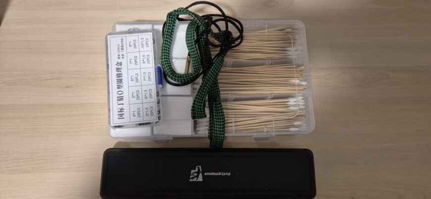 Complete set bestaande uit drie luchtbuksen, 1x PCP, 2x Knikloop, Luchtfles 232 bar