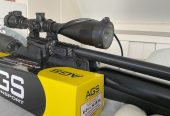Z.g.a.n. Hatsan Hercules 9 mm inclusief vulslang, Donny geluidsdemper en AGS 6-24 maal 50 richtkijker