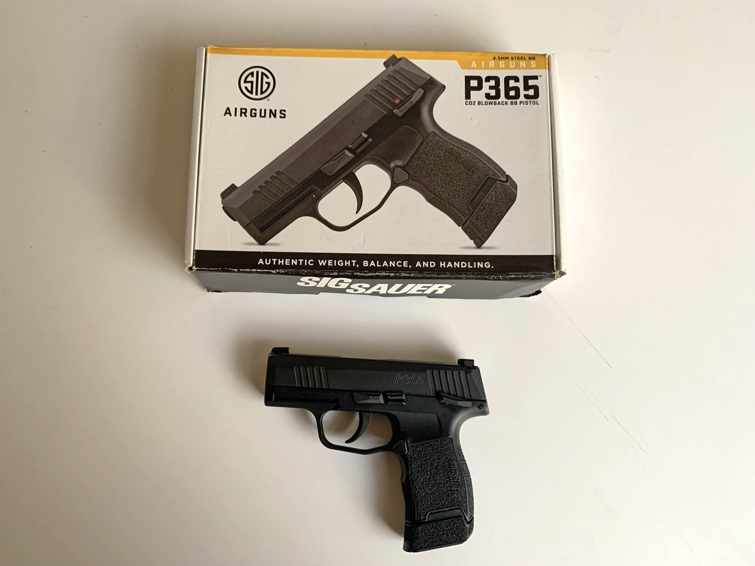 GERESERVERERD GSG AP Sig Sauer P365 Pistool CO2 ProForce 4,5mm