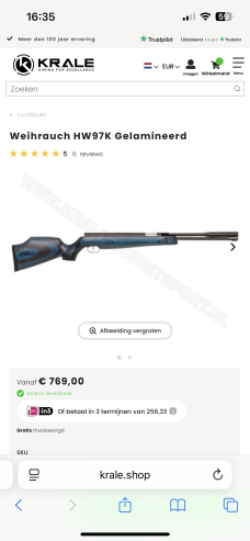 Weihrauch HW97K Gelamineerd