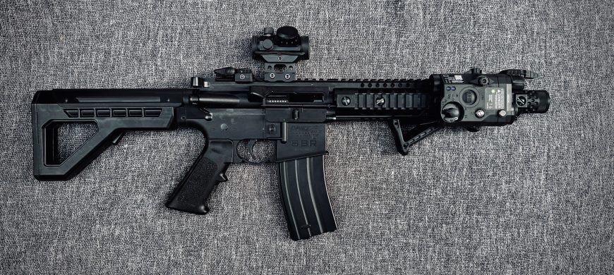 Crosman® DPMS™ SBR CO2 BB Air Rifle with Dual Action Capability