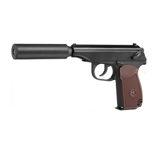 Pistool Macarov met demper voor gas (lid nabv)