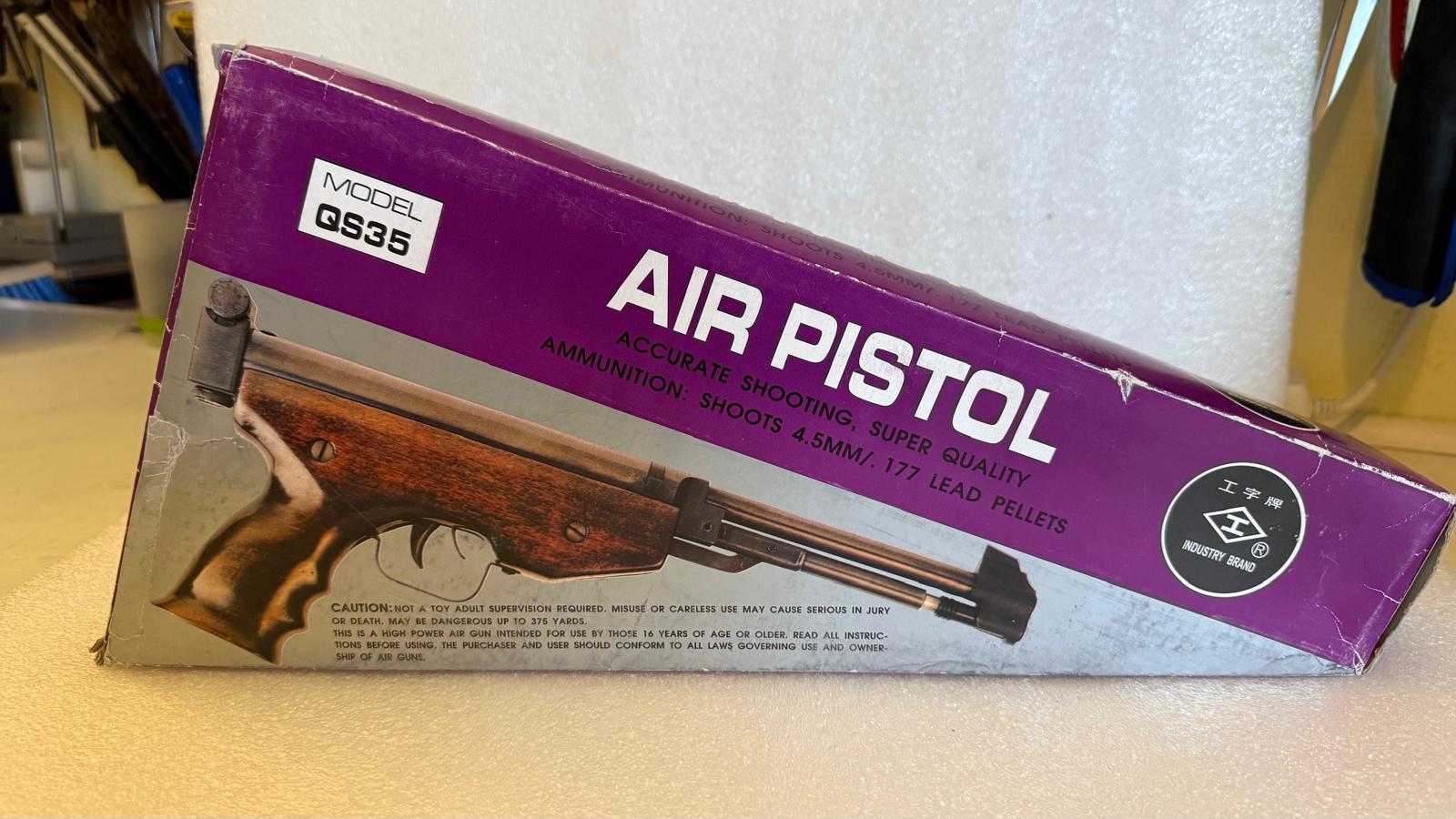 Industry Brand QS35 4,5mm onderspanner veerdruk pistool.