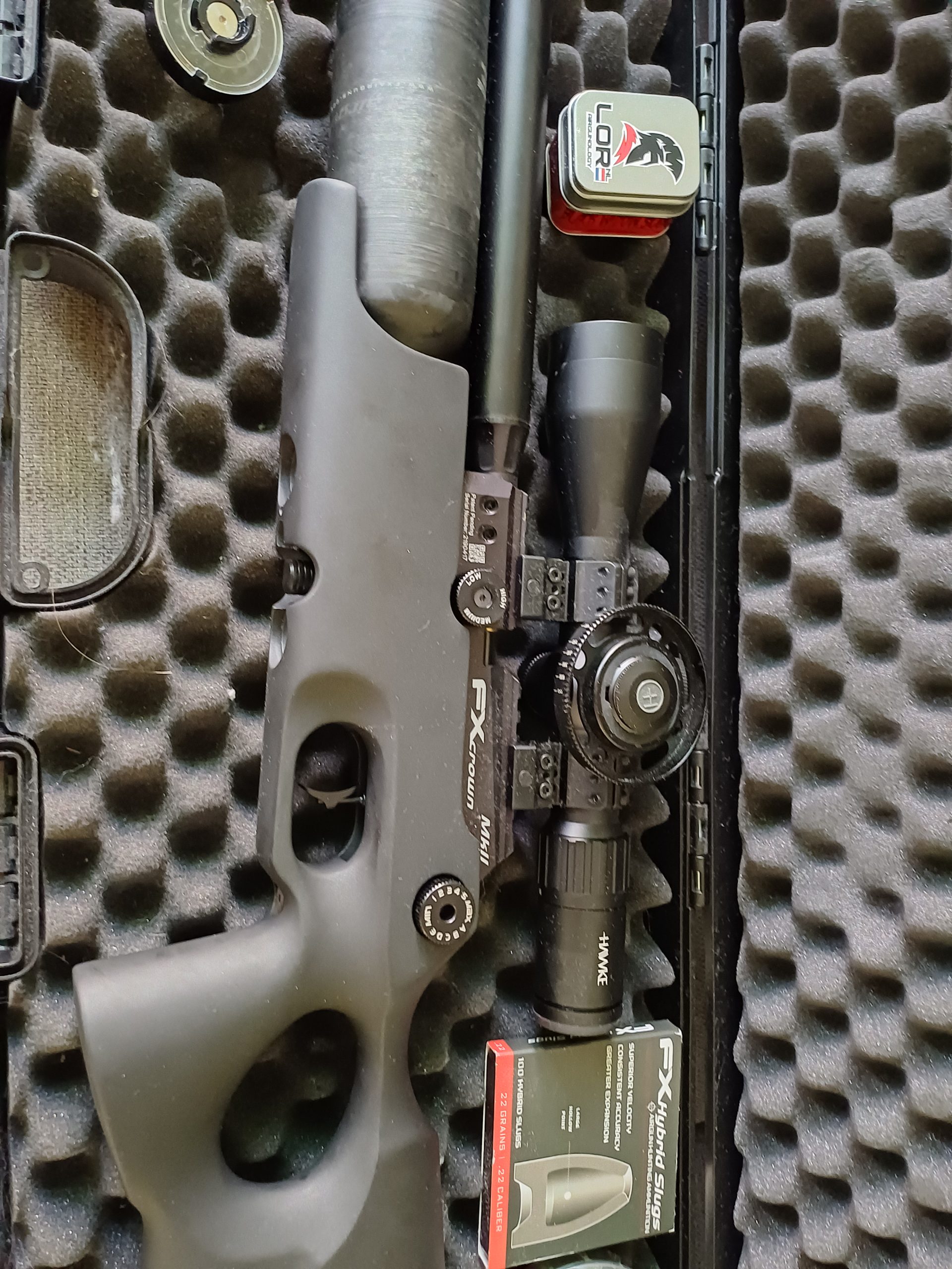 FX Crown MKII .22 Inc airmax 30sf compact