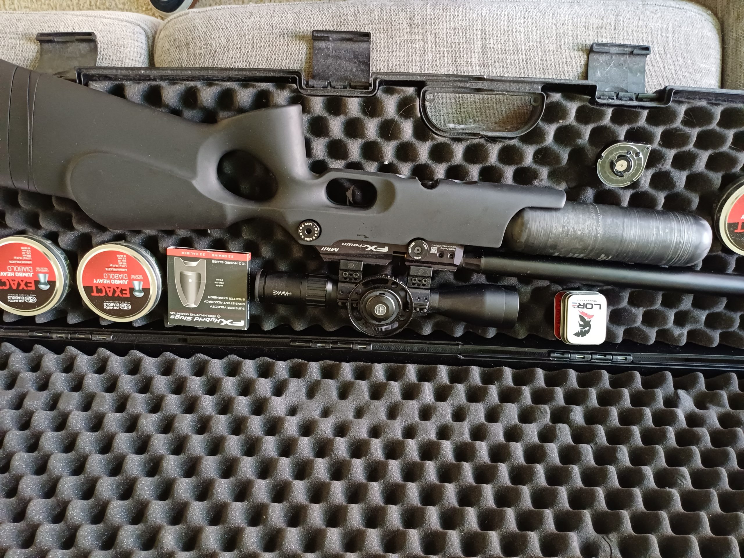 FX Crown MKII .22 Inc airmax 30sf compact