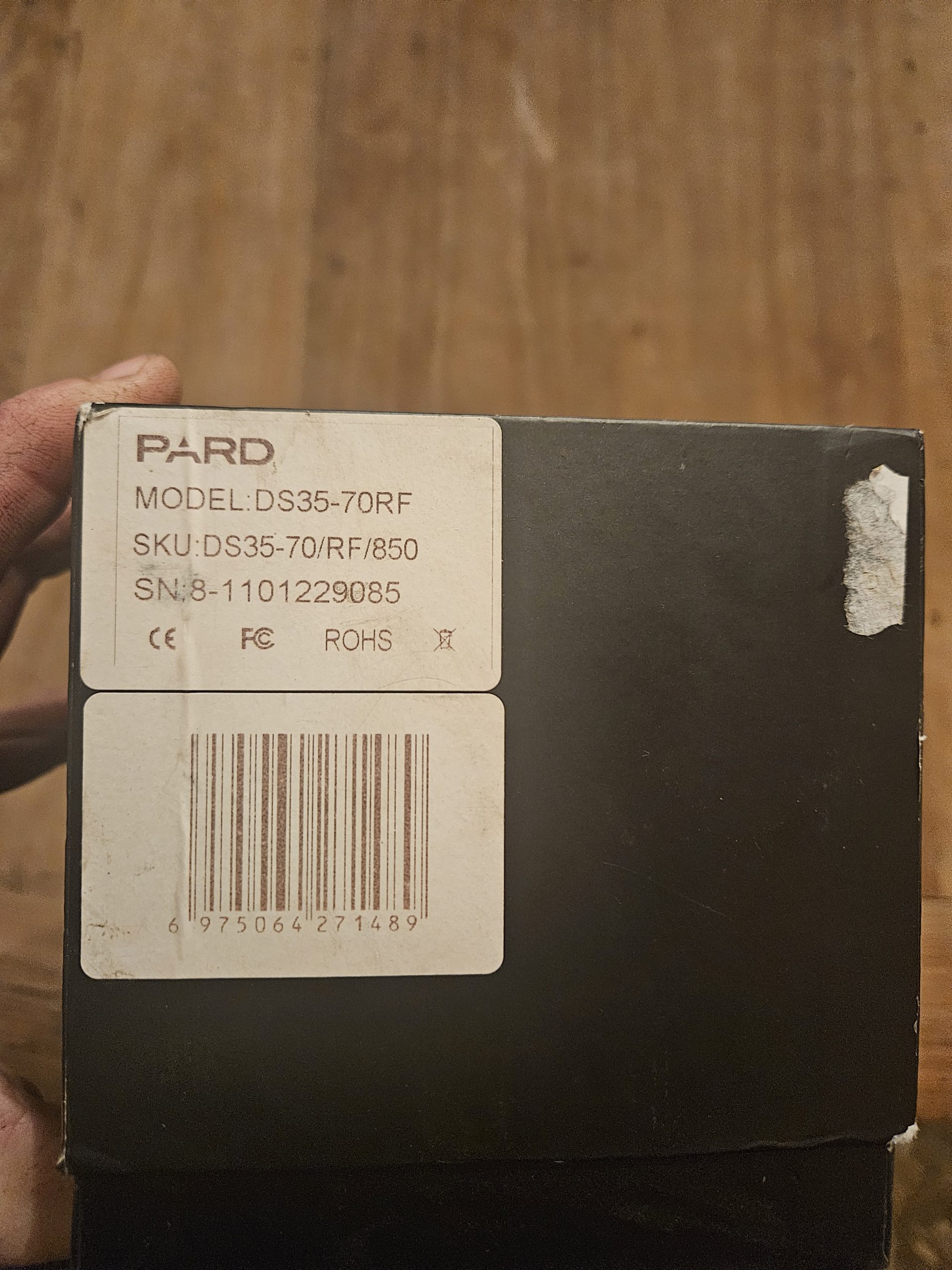 Pard DS35-70RF nachtzichtkijker zo goed als nieuw