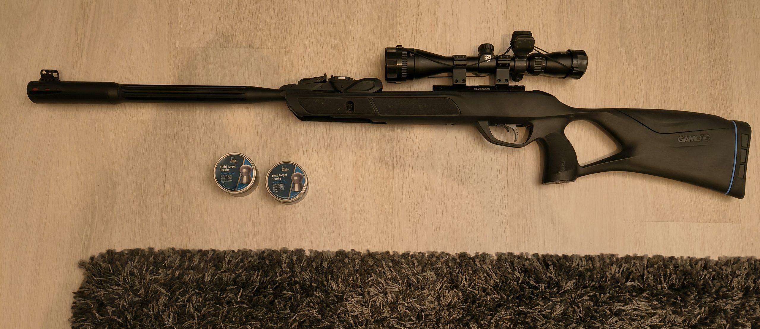 Gamo Quiker 10 5,5mm met 3-9×40 MountMaster en RAM en toebehoren