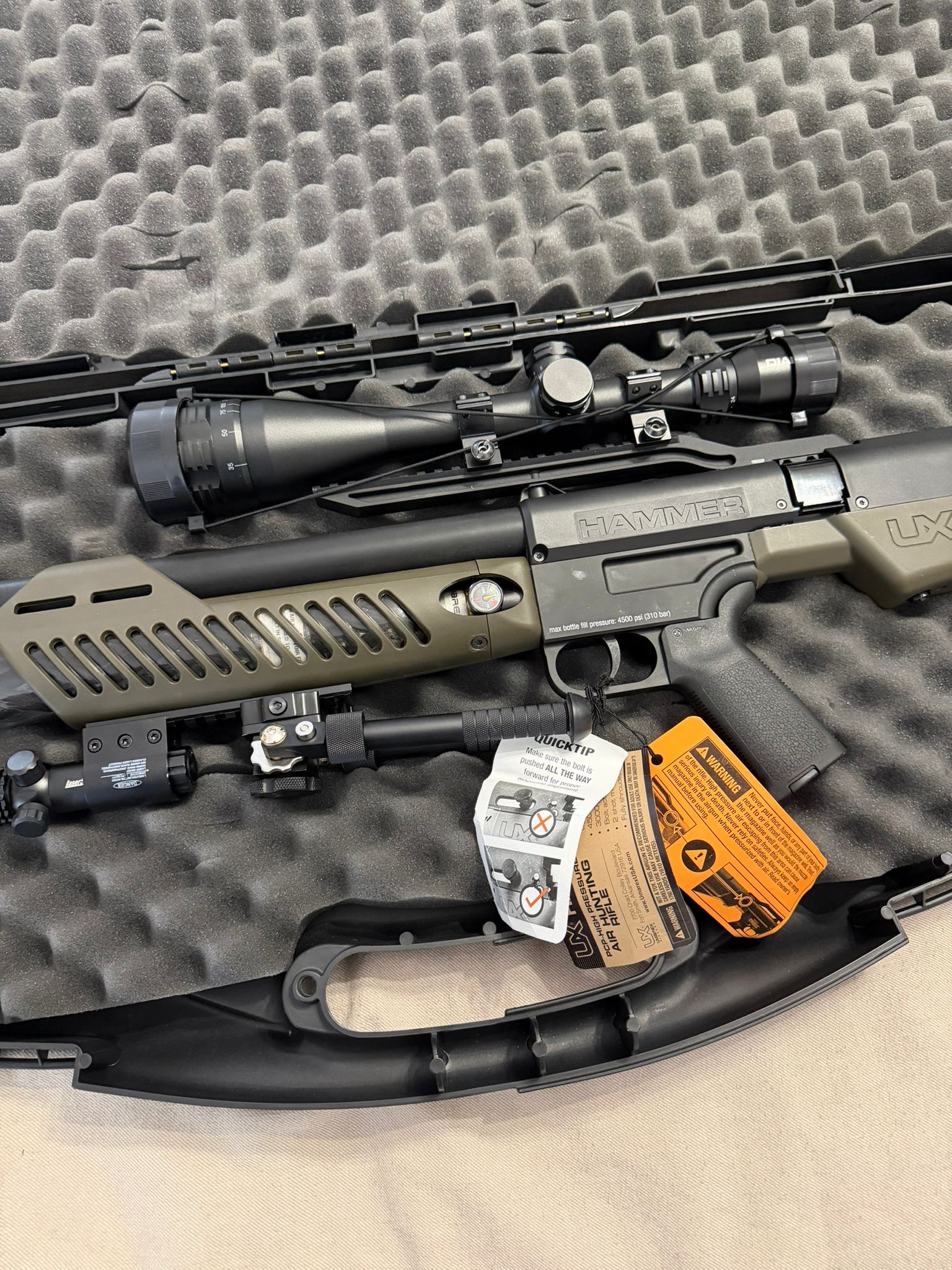 Umarex Hammer .50 PCP Luchtbuks ONGEBRUIKT!